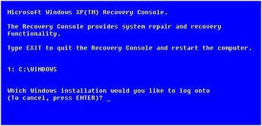 boot sector xp