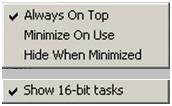 task manager options