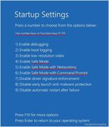 Startup menu windows 8