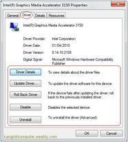device manager tab driver